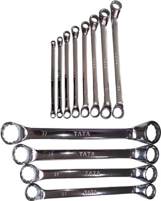 TATA AGRICO SPR014 Ring Spanner Set Double Sided Speciality(Pack of 12)