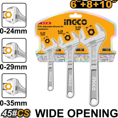 INGCO HADWK031 Single Sided Pipe Wrench(Pack of 1)