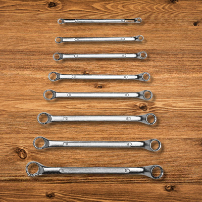 ShreeBalaji Ring Spanner Double Sided Open End Wrench(Pack of 1)