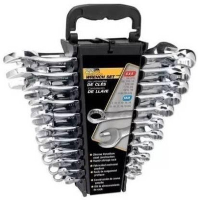 GreenLove New Style Wrench Set for Home Uses 530 SPANNER SET OF 12 Double Sided Open End Wrench(Pack of 12)