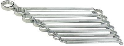 Atrocitus ATC2000 Heavy Duty End Ring Spanner WrenchSet(8pc Set)/REPAIR TOOLKIT(6MM-22MM) ATC2000 Double End Ring Spanner,Anti Corrosion For Personal & Professional Use Double Sided Box End Wrench(Pack of 8)