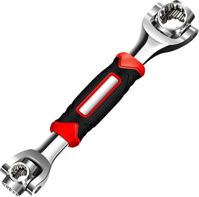 Actrovax 48in1RW-15 Universal Stainless Steel Multifunction Wrench with 360 Degree Rotating Head Double Sided Flare Nut Wrench(Pack of 1)
