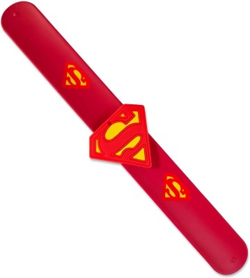 Daizen's Super Hero Wrist Band For Kids|Slap Band|Rakhi| Boys(Red, Pack of 1)