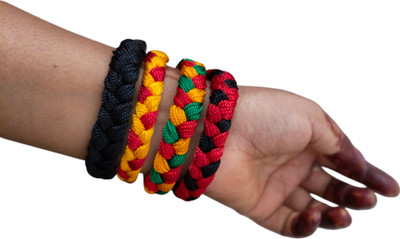 Wiffo Timeless Kalawa Band for spiritual protection, 4pcs Men & Women(Multicolor, Pack of 4)