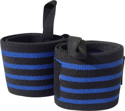 SHRRLY GYM WRIST BAND FOR MEN AND WOMEN BLUE 2 Pcs Boys & Girls(Blue, Pack of 2)