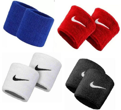 Fitty STRONG SPORTS WRIST SPORTS BAND FOR MEN WOMEN ` Boys & Girls(Black, White, Blue, Red, Pack of 8)