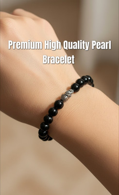 StyraHub Wrist band pearl 5 Boys & Girls(Black, Pack of 1)