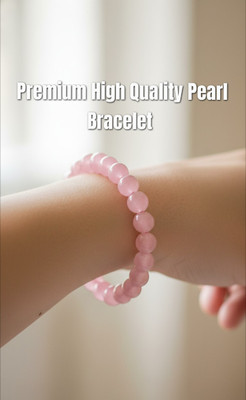 StyraHub Wrist band pearl 5 Boys & Girls(Pink, Pack of 1)