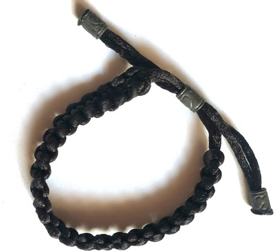 Meeko.com Dori Thread Wrist Band Men & Women(Black, Pack of 1)