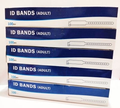 MEDINDSURGICALS PATIENT ID BAND FOR ADULT Men & Women(Pink, Pack of 500)