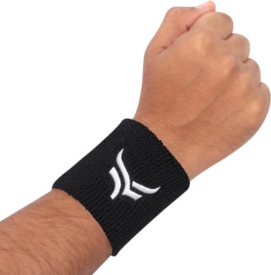Xtrim Unisex Hand Band, Moisture-Wicking, Breathable Fabric for Men & Women(Black, Pack of 1)