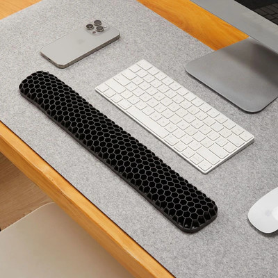 PalmNest Wrist Rest TPU Rubber Keyboard, Mouse Wrist Rest(Black)