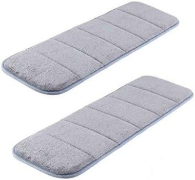 Wonder Work 2Pcs Computer Wrist Elbow Rest Arm Pad, Keyboard Wrist Elbow Support Mat Foam for Office Desktop Working Gaming - Less Elbow Pain (7.9 x 31.5 inch) Wrist Rest(Grey)