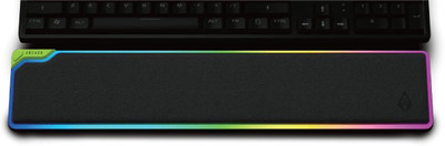 Archer Tech Lab Aphros 200 Keyboard Wrist Rest, RGB Strip Design Soft Memory Foam Keyboard Wrist Rest Wrist Rest(Black)