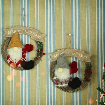 TIED RIBBONS Christmas Wreath(Multicolor Pack of 2)