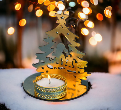 SHUBHKARIYA SANTA Christmas Tree Candles Pack of 1