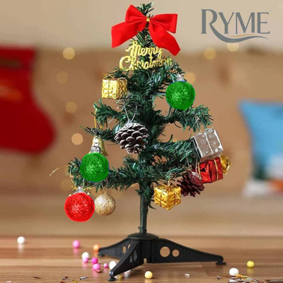 Ryme Pine 30.5 cm (1.0 ft) Artificial Christmas Tree(Green)