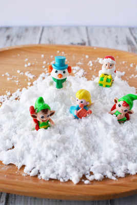 Newvent Artificial Instant Snow Magic Snow for Christmas Tree/Games/School Projects Hanging Snow Flake Pack of 1