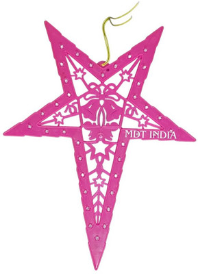 MDT India LED Glowing Blinking Christmas Star SIMPLE-BELL-5C Hanging Star Pack of 1