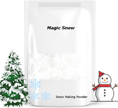 9Up Artificial Instant Snow Magic Snow for Christmas Tree/School Projects Hanging Snow Flake Pack of 1