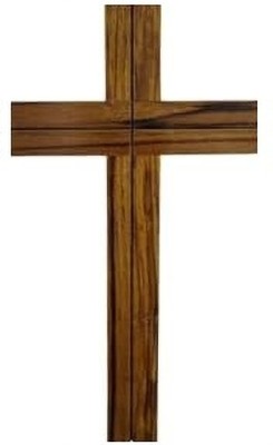 TEAKWOODKART JESUS CHRIST CROSS FOR CHRISTMAST Decorative Showpiece  -  40.64 cm(Wood, Brown)