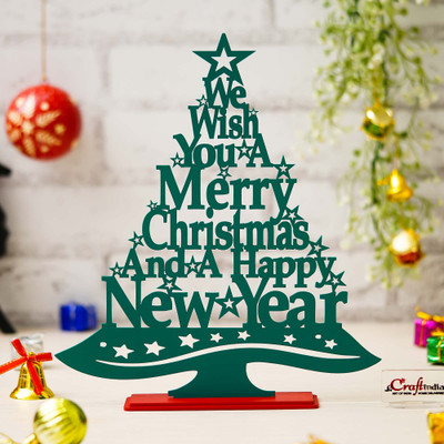 eCraftIndia CHR208_GR Miniature Christmas Tree Pack of 1