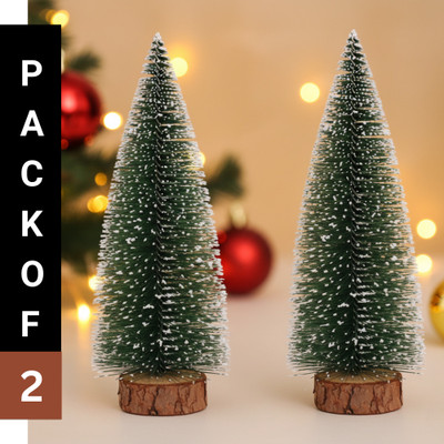 Tashvik Fir 20 cm (0.66 ft) Artificial Christmas Tree(Green)