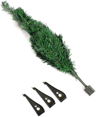 Yug Enterprises Generic 8 cm (0.26 ft) Artificial Christmas Tree(Green)