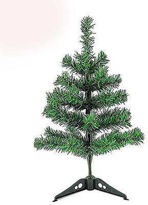 Yug Enterprises Generic 8 cm (0.26 ft) Artificial Christmas Tree(Green)