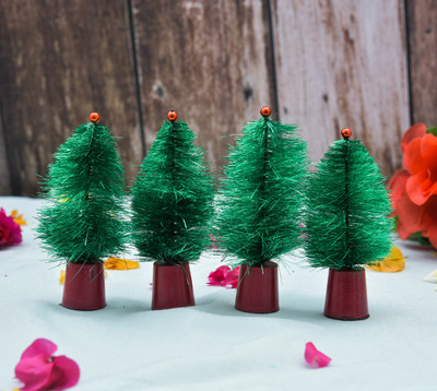 Ascension Generic 4 cm (0.13 ft) Artificial Christmas Tree(Green)