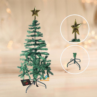 MDT India Fir 122 cm (4.0 ft) Artificial Christmas Tree(Green)