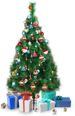 SUNINOW Pine 120 cm (3.94 ft) Artificial Christmas Tree(Green)