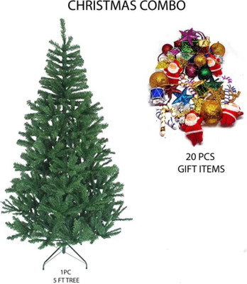 SUNINOW Generic 152 cm (4.99 ft) Artificial Christmas Tree(Green)