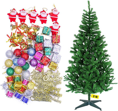 TIED RIBBONS Fir 91.44 cm (3.0 ft) Artificial Christmas Tree(Green)