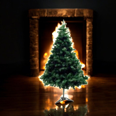SUNINOW Generic 60 cm (1.97 ft) Artificial Christmas Tree(Green)
