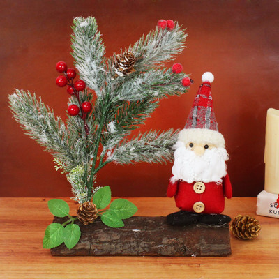 TIED RIBBONS Spruce 25.4 cm (0.83 ft) Artificial Christmas Tree(Multicolor)