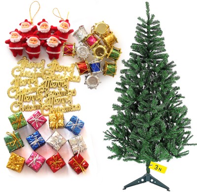 TIED RIBBONS Fir 91.44 cm (3.0 ft) Artificial Christmas Tree(Green)