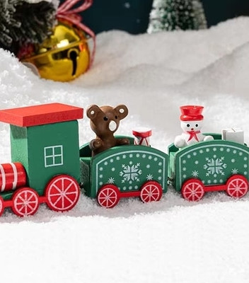 shefali Generic 19 cm (0.62 ft) Artificial Christmas Tree(Green, Red)