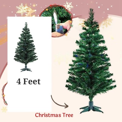 Green Plant indoor Generic 120 cm (3.94 ft) Artificial Christmas Tree(Green)