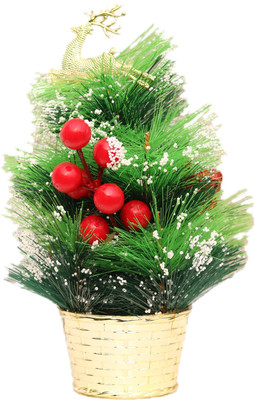 OneStoreIndia Pine 22 cm (0.72 ft) Artificial Christmas Tree(Green)