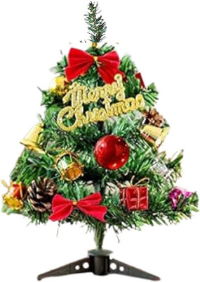 Vibgyor Products Spruce 30.48 cm (1.0 ft) Artificial Christmas Tree(Green)