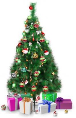 Sk creations Pine 183 cm (6.0 ft) Artificial Christmas Tree(Green)