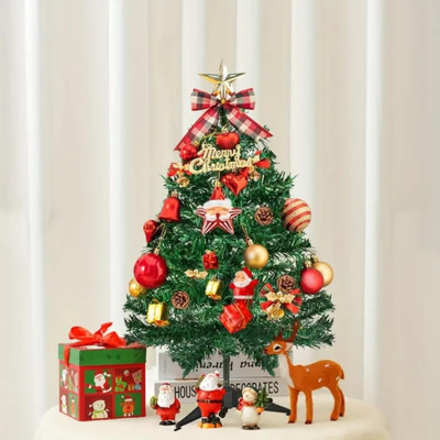 eCraftIndia Pine 60 cm (1.97 ft) Artificial Christmas Tree(Green)