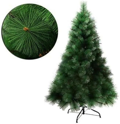 PopTheParty Pine 182.88 cm (6.0 ft) Artificial Christmas Tree(Green)
