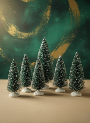 Tachyon Pine 16 cm (0.52 ft) Artificial Christmas Tree(Green)