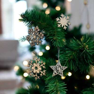 TINY TOON Cyprus 90 cm (2.95 ft) Artificial Christmas Tree(Green)