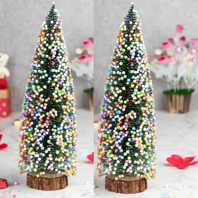 WEBELKART Generic 30 cm (0.98 ft) Artificial Christmas Tree(Green)