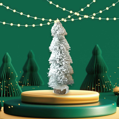 SUNINOW Pine 30 cm (0.98 ft) Artificial Christmas Tree(Green)