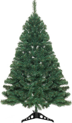 FLICK IN Fir 150 cm (4.92 ft) Artificial Christmas Tree(Green)