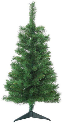 SUNINOW Fir 61 cm (2.0 ft) Artificial Christmas Tree(Green)